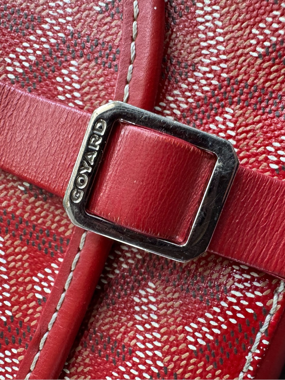 Goyard Red Belvedere PM Messenger Bag - Picture 11 of 13